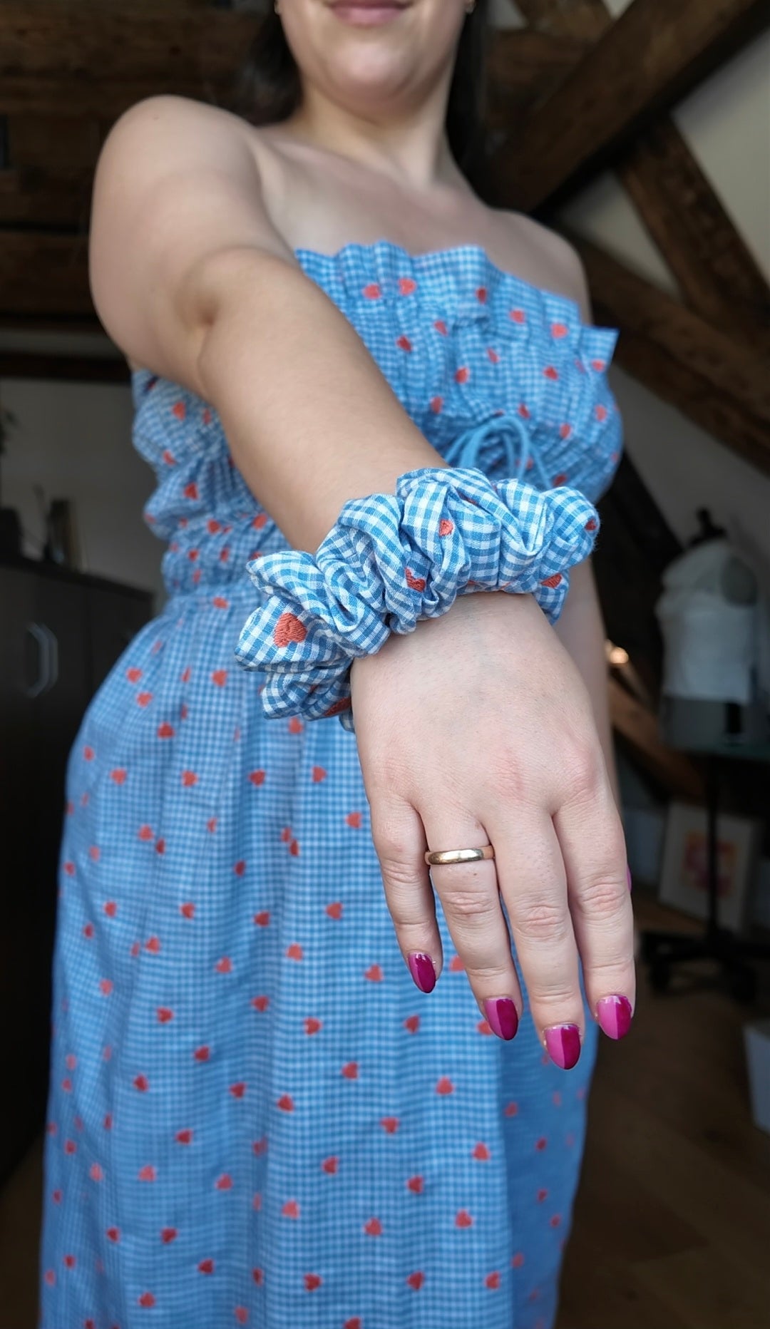vichy blue/white