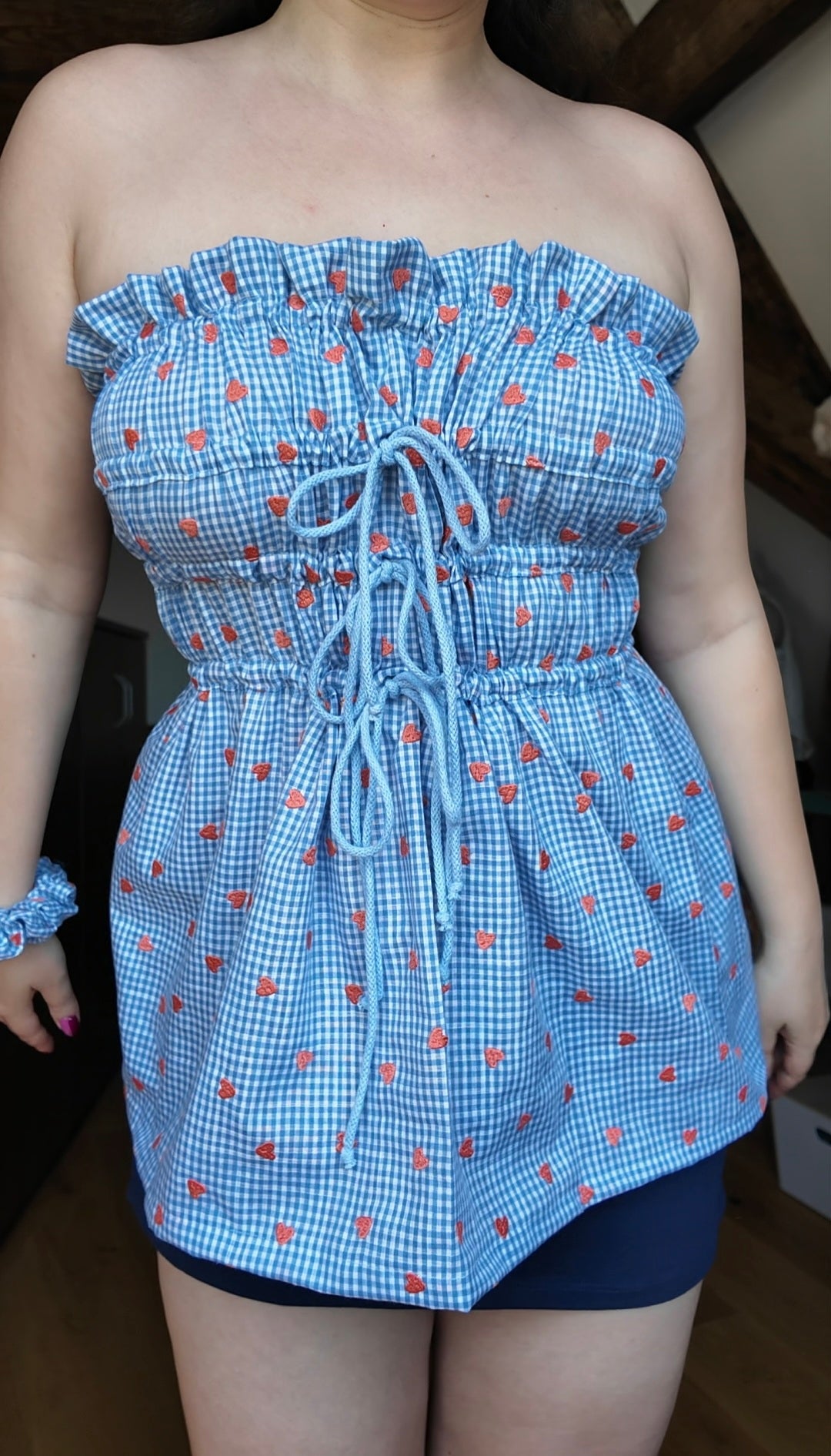 vichy blue/white