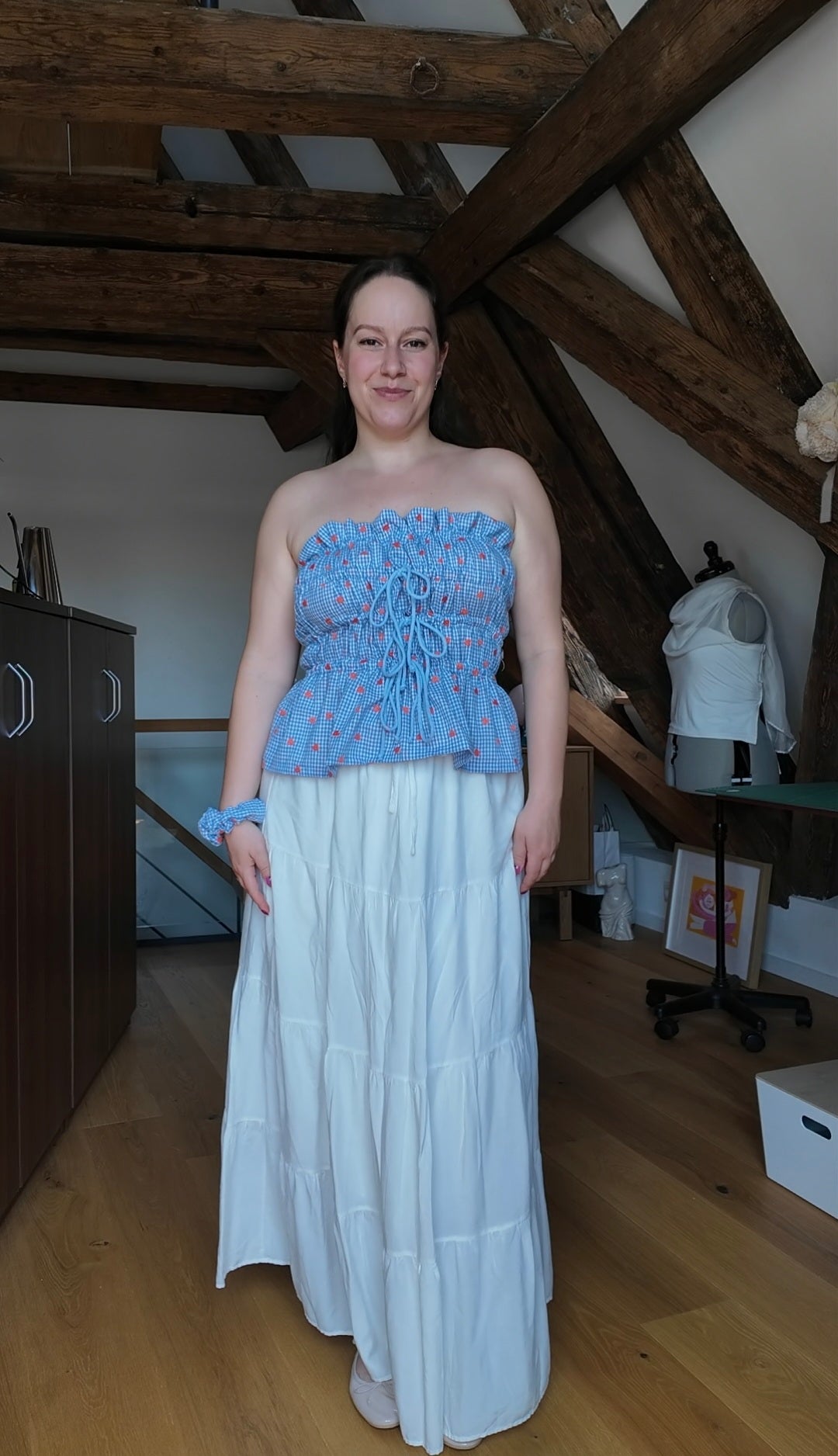 vichy blue/white