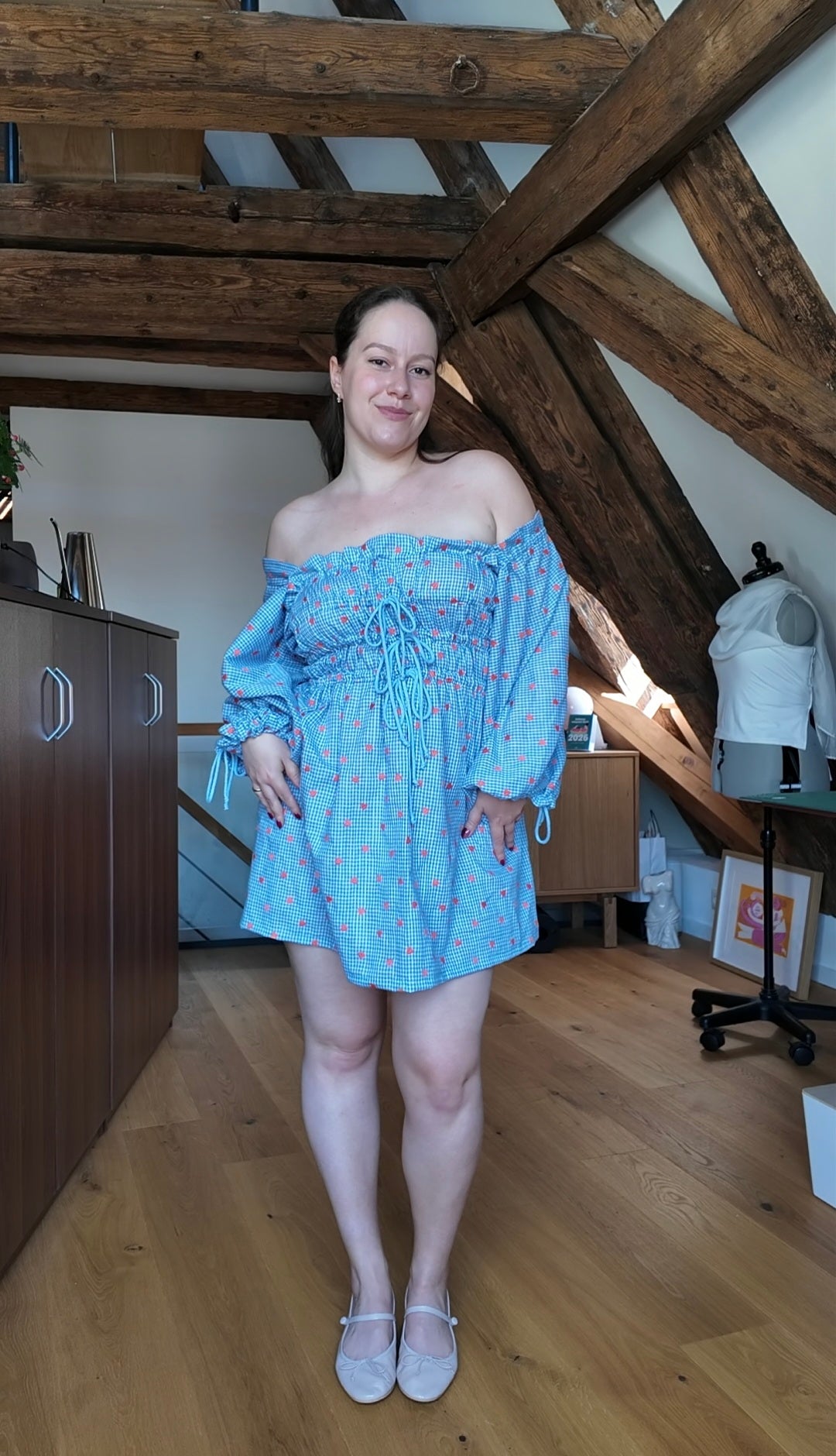 vichy blue/white
