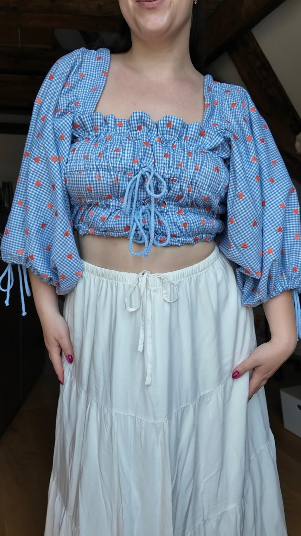 vichy blue/white
