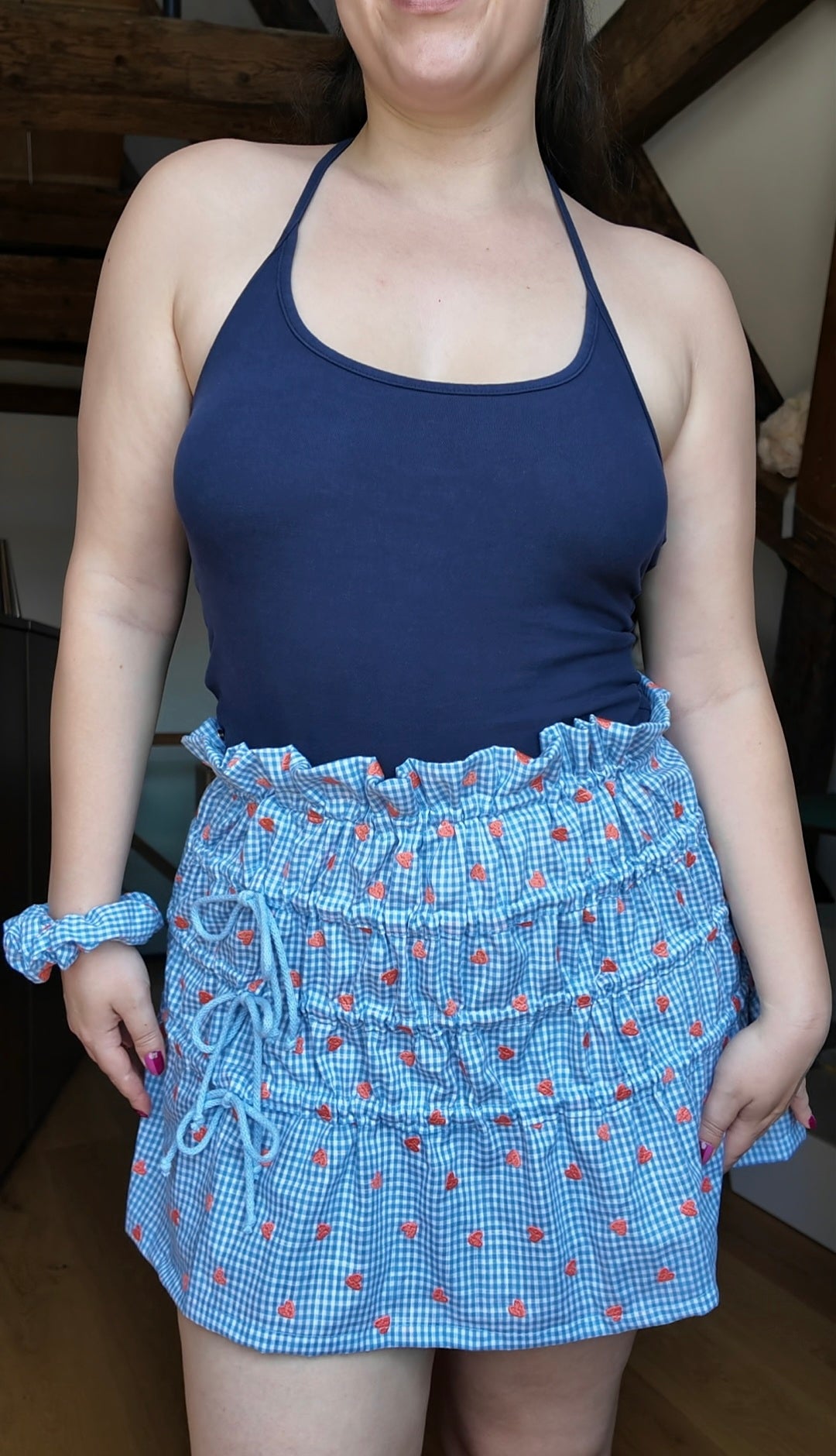 vichy blue/white
