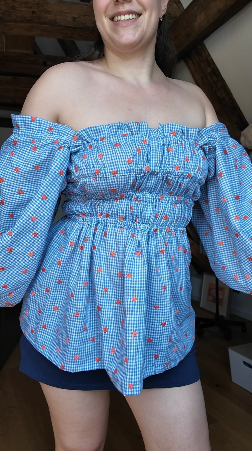 vichy blue/white