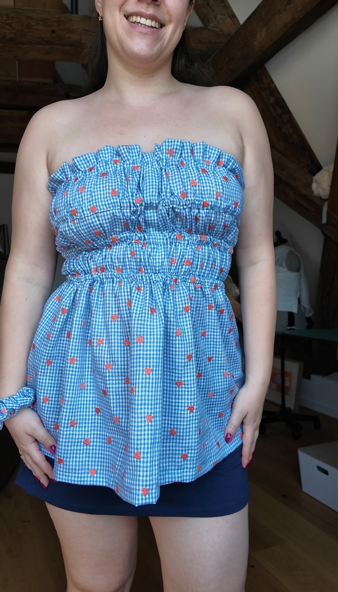 vichy blue/white
